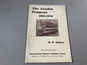 THE LONDON TRAMCAR 1861 - 1952 tram history vintage book - Foto 1 di 7
