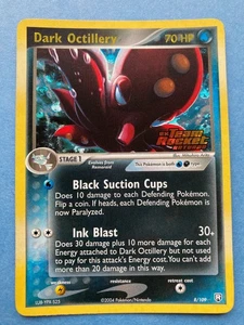 Pokemon Reverse/Stamped Holo Dark Octillery- EX Team Rocket Returns- 8/109- NM - Picture 1 of 2