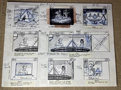 FREEDOM FORCE ANIMACIÓN CEL ART FILMACIÓN AÑOS 70’S STORYBOARD De colección Dibujos animados arte I5 Foto 1 de 4