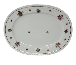 Franconia Krautheim Selb Bavaria Germany GRETCHEN 15 1/2" Oval Platter Scallop - Picture 1 of 5