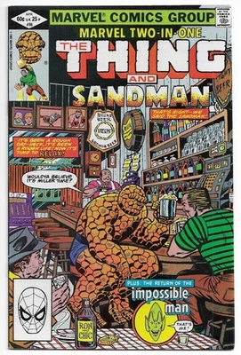 Marvel Two-In-One #86 BRONZE AGE COMIC BOOK The Thing & Sandman 1982 direct NM - image 1 of 2