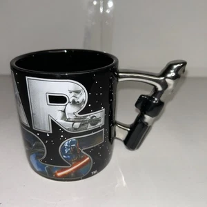 Star Wars Lichtschwert Griff Keramik Becher | Fasst 20 Unzen von Silver Buffalo Neu! - Bild 1 von 20