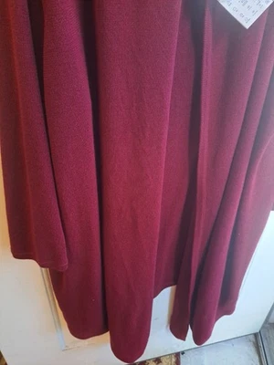 NWT DIALOGUE RED OPEN CARDIGAN 3X - Image 1 of 4