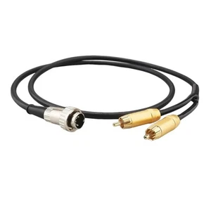 Quality Sound Cable 5Pin Din Male To 2 Male Adapter For HiFi Sound Quality - Photo 1/13