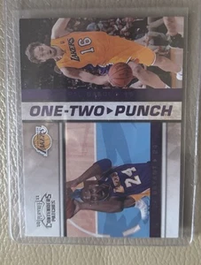 2010-11 Playoff Contenders Patches One-Two Punch Kobe Bryant Pau Gasol #23 HOF - Picture 1 of 2