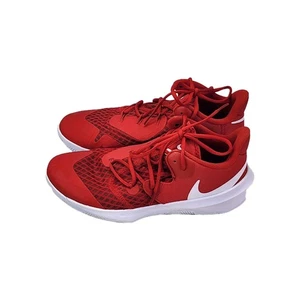 Scarpe Nike Zoom HyperSpeed Court Uomo Taglia 9 Pallavolo Rosso Bianco Tennis Nuove - Foto 1 di 6