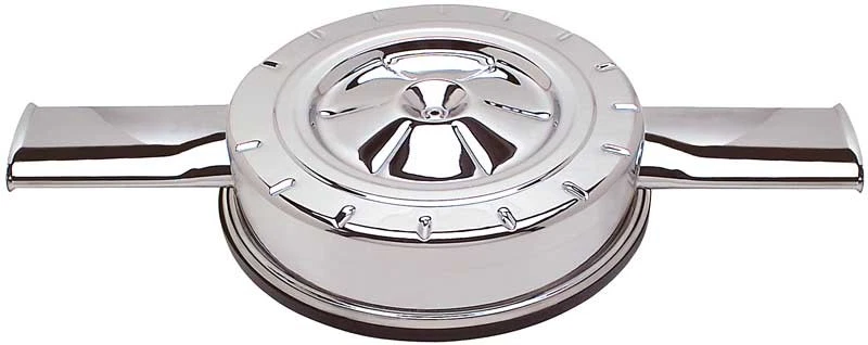 Chevy II Nova 1966-67; conjunto de filtro de aire de doble snorkle; L79; cromo; estilo OE Foto 1 de 3