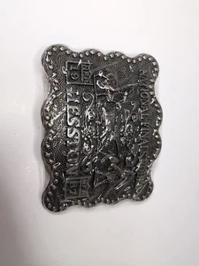 HESSTON YOUTH BELT BUCKLE 87 NATIONALS FINAL RODEO NEW SEALED IN PACKAGE A191 - Imagen 1 de 2