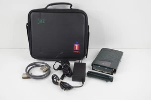 Iomega Jaz SCSI 2GB Drive V2000S w/ Power Supply, Cable & Case POWERS ON - Afbeelding 1 van 8