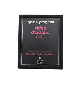 Atari 2600 Video Checkers Spiel nur Cartridge - Bild 1 von 1