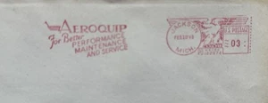US Aircraft Thematic Meter Cover(232) +1948 Aeroquip Co +Better Aviation Perform - Picture 1 of 3