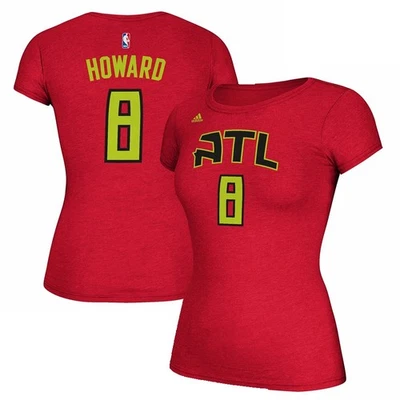 Dwight Howards Adidas NBA Women's Atlanta Hawks Red N&N Jersey T-Shirt - Image 1 of 3