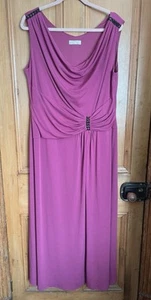 Colebrooke by Windsmoor long sleeveless pink dress ideal for cruise Size 16 - Picture 1 of 9