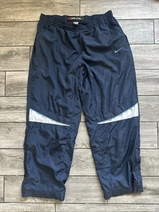 Nike Y2K Basketball Storm-Fit Hose Herren Gr. XL dunkelblau gestreift Windbreaker - Bild 1 von 8