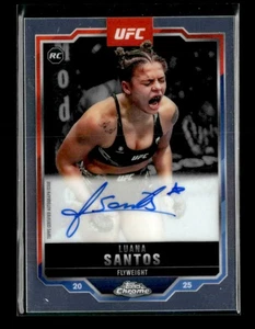 Luana Santos 2025 Topps Chrome UFC RC Auto [jzy27 - Picture 1 of 2