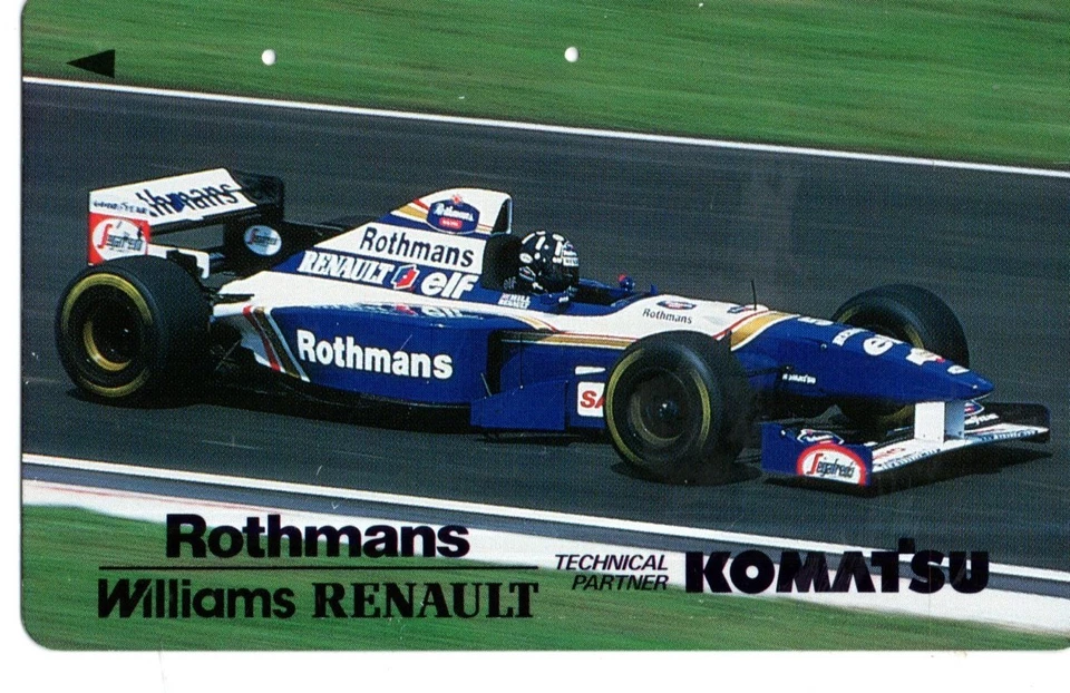 Japan : Telefonkarte : Formel 1 Rothmans Williams Renault FW17, 1995 Damon Hill - Bild 1 von 1