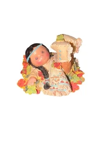 Freunde der Feder Figur "Blatttänzerin" Herbst Autumn Leaves Indianer - Bild 1 von 9