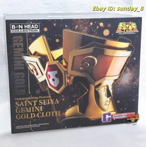 Scultura testa placcata modello testa di gemini Saint Seiya originale in magazzino - Foto 1 di 10
