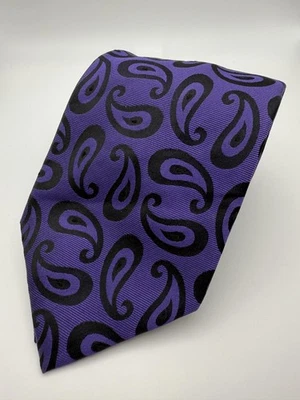 Perry Ellis Portfolio Silk Tie Men Paisley Pattern Necktie Formal Dress Workwear - Image 1 of 4