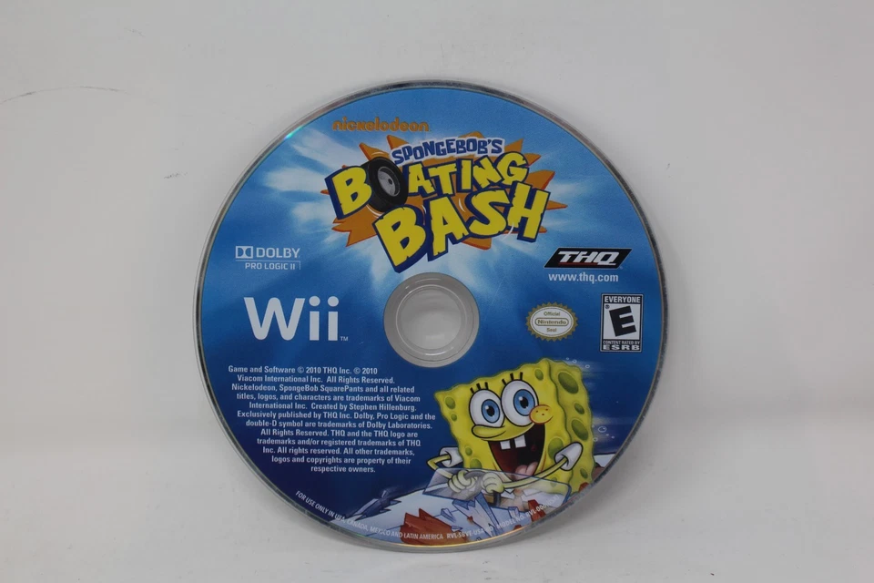Spongebob Boating Bash Nintendo Wii Disc Only - Image 1 of 1