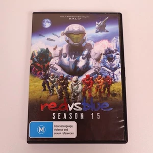 Red vs Blue Season 15 DVD (2018) NTSC Region 4 VGC Rare Halo Animation - Picture 1 of 3