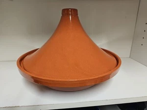 Barro Orange Terrakotta 13" Tajine marokkanischer Topf Made in Portugal - Bild 1 von 3