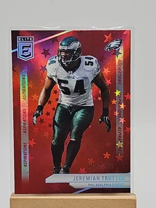 Jeremiah Trotter 2024 Donruss Elite Aspirations Red Stars/299 #66 Eagles - Imagen 1 de 2