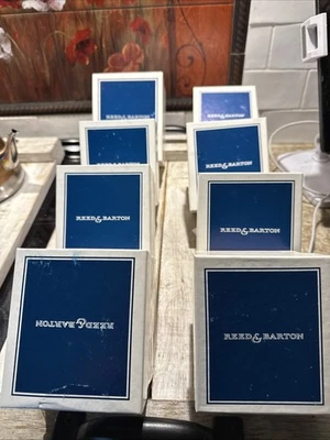 Conjunto Vintage 8 Anéis de Guardanapo Animal Bug Reed & Barton Silverplate Coleção 1824 - Imagem 1 de 4