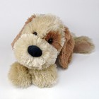 Boyds Bears and Friends Puppy Dog Plush Brown Beige Floppy Patches 16 Inch