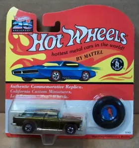 Hot Wheels 1993 ~ Auténtica réplica conmemorativa ~ Nómada clásico ~ Oro verde - Imagen 1 de 6