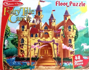 Fairy Tale Castle 48 Piece Jigsaw Floor Puzzle 3 X 2 Ft Melissa & Doug - Picture 1 of 3