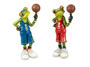 717566 Grenouille Basketteur Vert Clair 14cm Pierre & Drôle Détails - Imagen 1 de 1