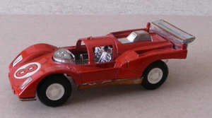 Vintage Tootsietoy Diecast & Plastic Red Ferrari 4" Race Car USA - Picture 1 of 7