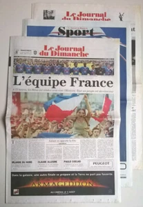 LE JOURNAL DU DIMANCHE N°2689 du 12/07/1998 - Mondial de foot : FINALE / YSL - Imagen 1 de 12