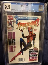 Ultra Rare NEWSSTAND What If (1989) #105 CGC 9.2 1st Spider-Girl May Parker WOW!