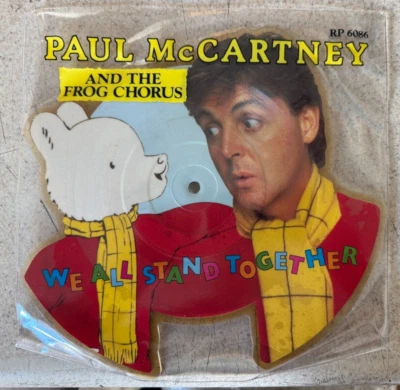 Paul McCartney We All Stand Together Rupert Bear Shaped Picture Disc New - Image 1 of 2