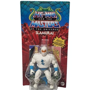 FIGURA SLAMURAI MOTU Masters of the Universe Origins Snake Men nueva sin usar, en caja sellada - Imagen 1 de 8