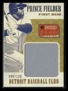 2013 Panini America's Pastime Prince Fielder Jumbo Jersey /125             #5345 - Picture 1 of 2
