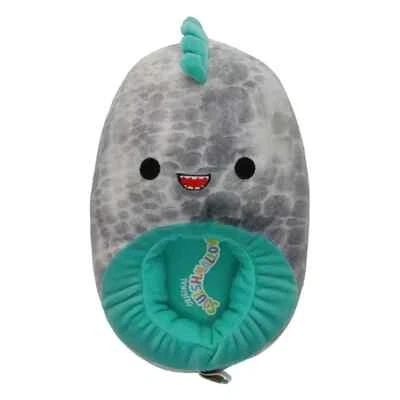 Zapatilla de felpa de cuerpo completo Squishmallows para niños talla 4-5 Dino Foto 1 de 4