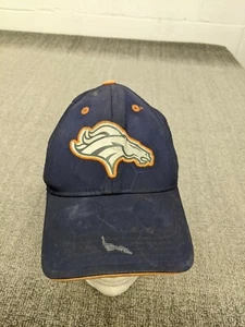 Denver Broncos Baseball Cap Blue Fitted Youth Boys NFL Football Mens Orange* - Picture 1 of 12