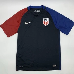 Nike Team USA World Cup Nike Dri-Fit 2016 Soccer Jersey Shirt Black Size M - Picture 1 of 11