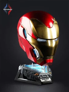 Mechahead 1:1 Iron Man MK50 Helm tragbar Sprachbefehl deformierte Requisite OHNE BASE - Bild 1 von 17