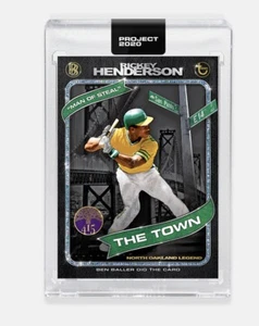 Topps PROJECT 2020 Card 71 - 1980 Rickey Henderson by Ben Baller - Picture 1 of 3