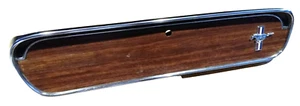 Ford Mustang Glove Box Door Woodgrain Flat Deluxe Interior 1965-66 - Picture 1 of 5