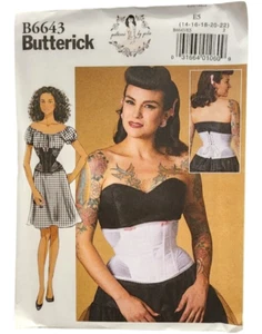 New & Uncut Buttrick pattern by Gertie #B6643 sizes 14-22 women's corset - Picture 1 of 2