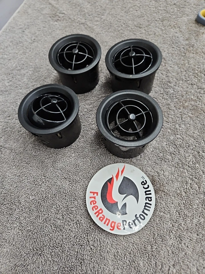 Черная вентиляционная решетка для приборной панели 1990-2005 NA NB Mazda Miata MX5 MX-5 (1 шт.) - Изображение 1 из 1