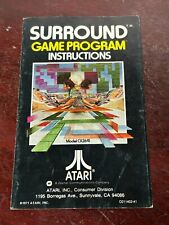Surround for Atari 2600 - INSTRUCTION MANUAL ONLY!