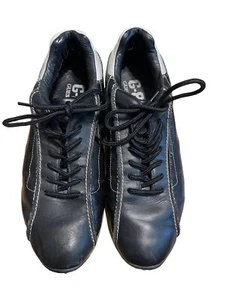 Sneakers stringate Guess Sport G-81 nere e bianche in pelle da uomo taglia 10,5 eleganti C - Foto 1 di 12