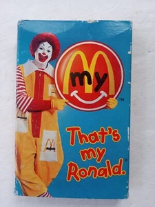 Vintage McDonald's Music Cassette Tape THAT'S MY RONALD Happy Meal Toy 1997 - Picture 1 of 10