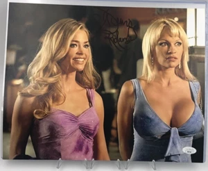 DENISE RICHARDS JSA AUTO con certificato di autenticità firmato 11x14 GRANDE FOTO BIONDA PAMELA ANDERSON - Foto 1 di 10